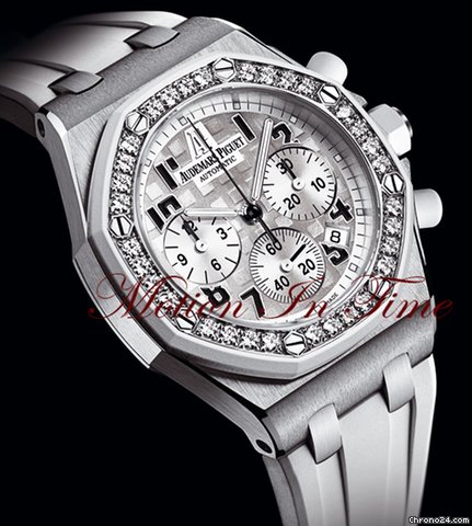 Replica Audemars Piguet Royal Oak Offshore Ladies' Diamond "White Edition" Rare Watch