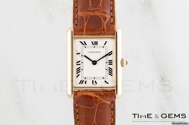 Cartier Ladies Tank Louis 18K Yellow Gold Watch watches