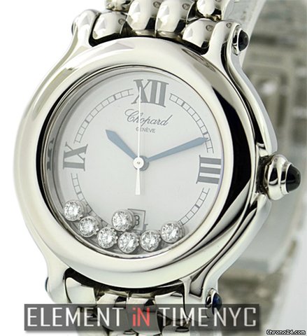 Chopard Happy Sport Ladies Classic Round 7 Diamonds watches