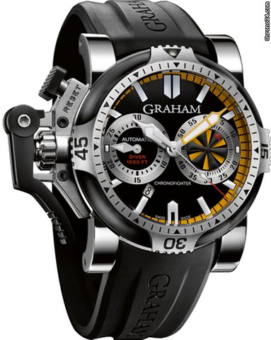Graham CHRONOFIGHTER OVERSIZE DIVER TURBO TECH - 100 % NEW watches