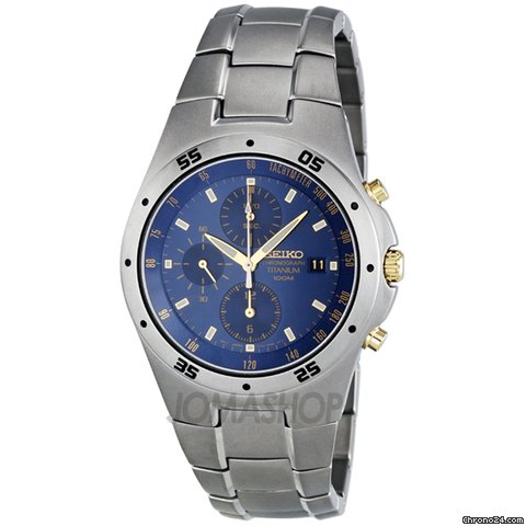 Seiko Titanium Chronograph Mens Watch SND449 watches