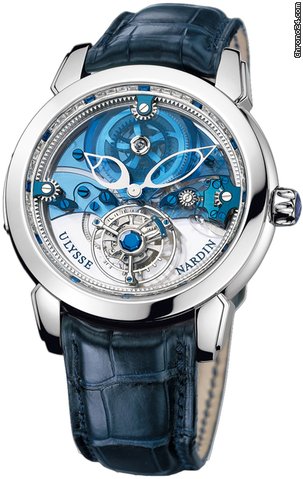 Ulysse Nardin Royal Blue Mystery Tourbillon 43mm watches