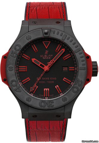 Hublot Big Bang King All Black Red 48mm watches