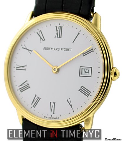 Replica Audemars Piguet Vintage Dress Watch 18k Yellow Gold Quartz Watch