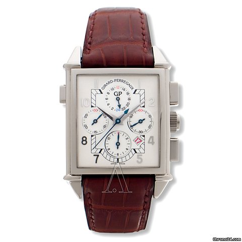 Girard Perregaux Men's Vintage 1945 Chronograph GMT Watch watches