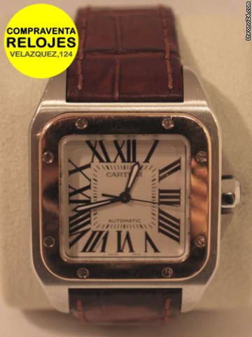 Cartier SANTOS 100 cadete, acero y oro watches