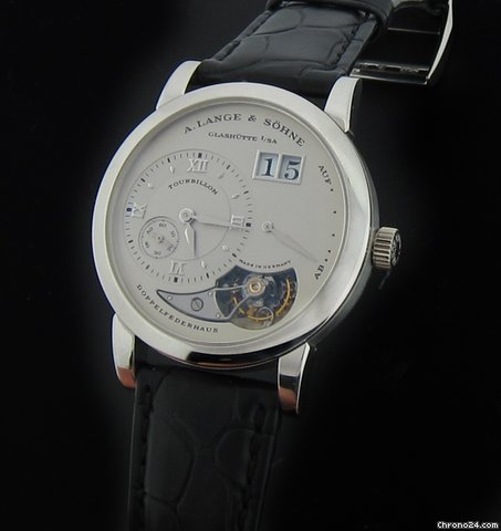 A. Lange & Sohne Lange 1 One Platinum Tourbillon 704.025 watches