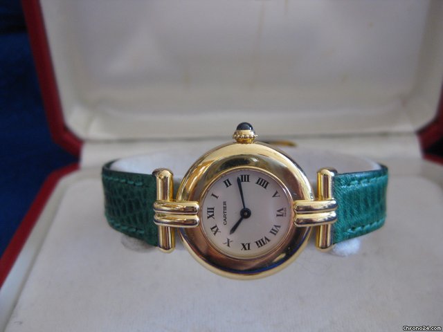 Cartier Vendome in 18 Karat original Box+Pap watches