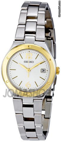 Seiko Silver Dial Two-tone Steel Case Ladies Watch SXDC48 watches