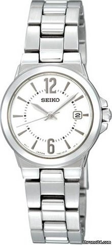 Seiko Silver Dial Stainless Steel Ladies Watch SXDC83 watches