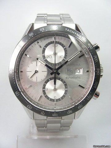 TAG Heuer Carrera chronographe complet acier trois compteurs watches