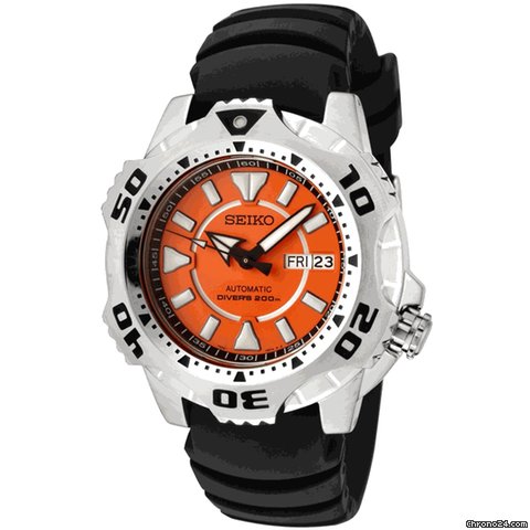 Seiko Divers Orange Dial Automatic Mens Watch SKZ281 watches