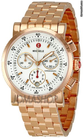 Michele Sport Sail Rose Gold Ladies Watch MWW01C000064 watches