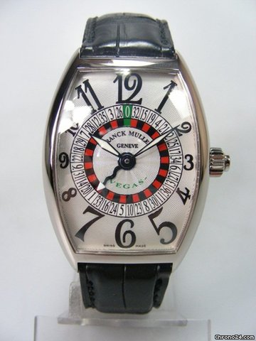 Franck Muller Master Banker serie special Vegas ref:5850 en or blanc/white gold watches
