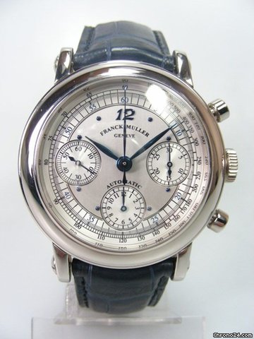 Franck Muller Chronographe 7000CC or blanc/cuir watches