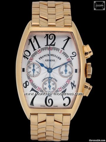 Franck Muller Cintrée Curvex Chronographe réf.5850 CC AT watches