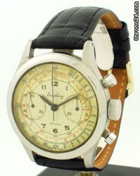 Breitling 2 Register Chronograph circa 1940's Late watches
