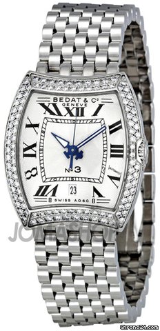 Bedat & Co No. 3 Diamond Steel Ladies Watch 314.031.100 watches