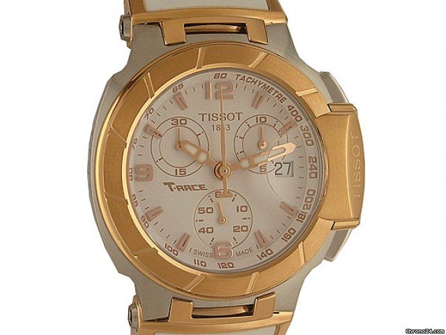 Tissot T Race Lady Chronograph Stahl/Rosegold 36mm watches