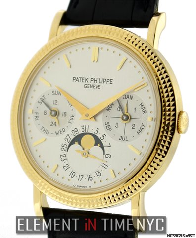 Patek Philippe Perpetual Calendar 18k Yellow Gold 5039J B+P watches