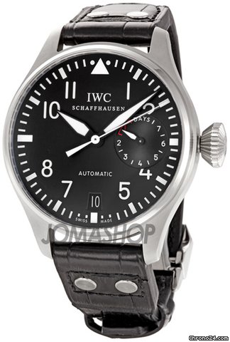 IWC Classic Pilot Big Steel Black Mens Watch IW500401 watches