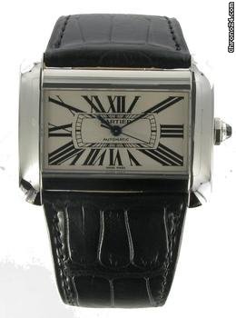 Cartier Divan steel watches