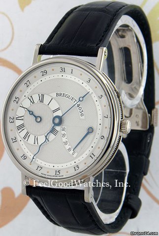 Breguet 3680BB Regulateur Power Reserve, White Gold watches