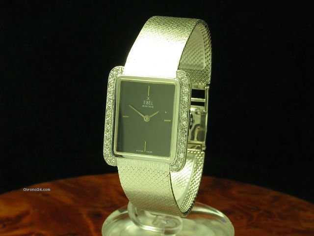 Ebel 18kt 750 Gold Handaufzug Damenuhr Mit 0,52ct Diamant Besatz watches