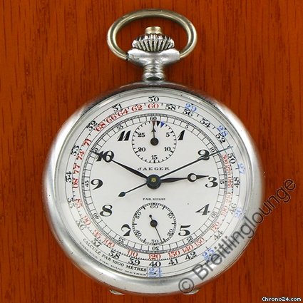 Jaeger-LeCoultre Jaeger pocket chronograph Kaliber Universal 296 18 ''' watches