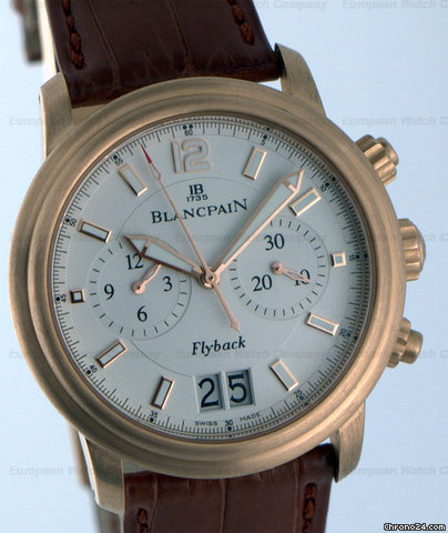 Blancpain Flyback Big Date Rose Strap watches