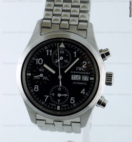 IWC Pilot Chronograph Automatic SS/SS watches