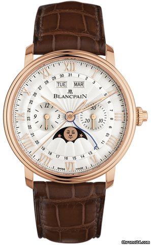 Blancpain Villeret Single Pusher Chronograph Complete Calendar watches