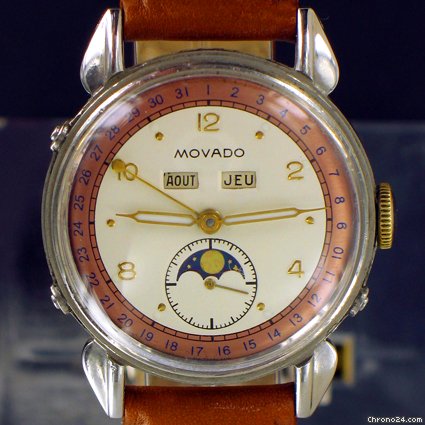 Movado Celestograph triple calendar Moonphase Calendar watches