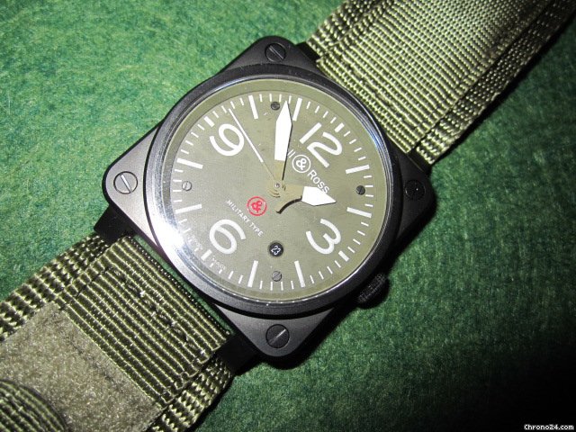Bell & Ross BR03-92 Military watches