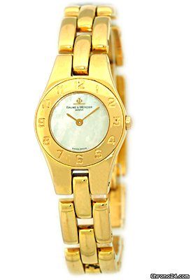 Baume & Mercier Lady's 18K Yellow Gold & Linea watches