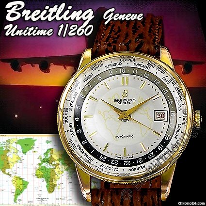 Breitling Unitime Worldtime watches