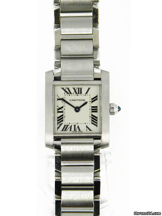 Cartier stainless steel ladies Tank Francaise watches
