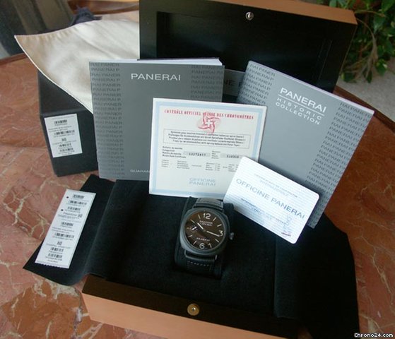 Panerai PAM 292 J Radiomir Ceramic Black Seal with Pig Logo watches