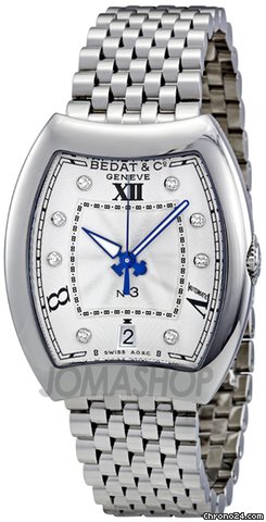 Bedat & Co No. 3 Opaline Guilloche Diamond Dial Automatic Ladies Watch 315-011-109 watches