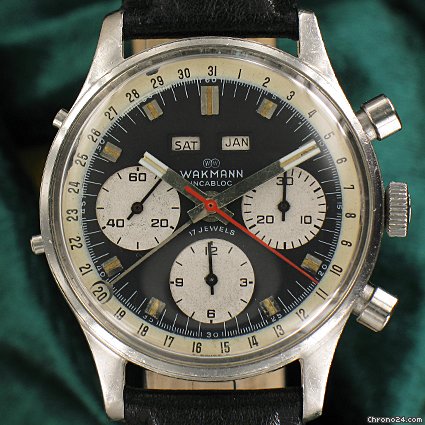 Breitling Wakmann Dato-Compax Panda Zifferblatt watches