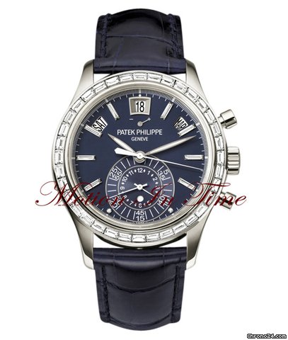 Patek Philippe ANNUAL CALENDAR CHRONOGRAPH PLATINUM BAGUETTE DIAMOND RARE watches
