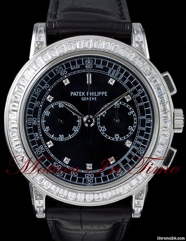 Patek Philippe 5071G CHRONOGRAPH FULL BAGUETTE LIMITED EDITION RARE 42mm watches