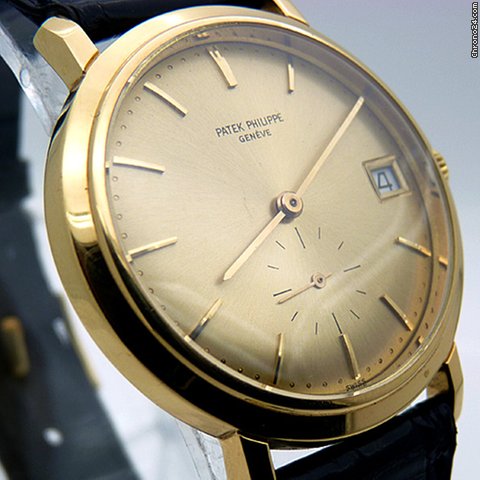 Patek Philippe Geneve 18ct Gold Calatrava 3445 Automatic Date - 27 460 M watches