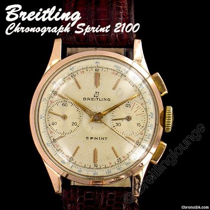 Breitling Sprint 18 Kt Rose-Gold Chronograph watches