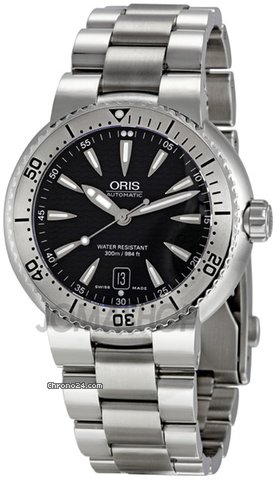 Oris Divers Date Steel Automatic Mens Watch 733-7533-4154MB watches