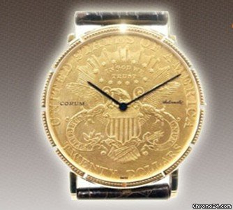 Corum coin 20 dollar watches