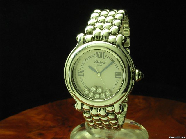 Chopard Happy Sport Edelstahl Damenuhr Brillant Besatz watches
