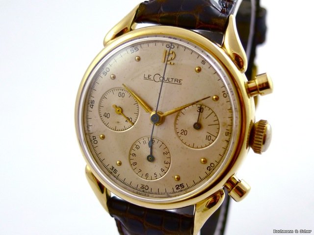 Jaeger-LeCoultre Vintage LeCoultre, Chronograph, 18k Yellow Gold watches