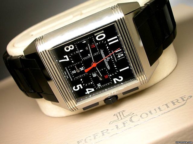 Jaeger-LeCoultre "Reverso Squadra Chrono" - EDELSTAHL/Kautschuk-NEU watches