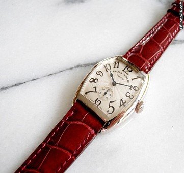 Franck Muller white gold lady 7500 s6 watches